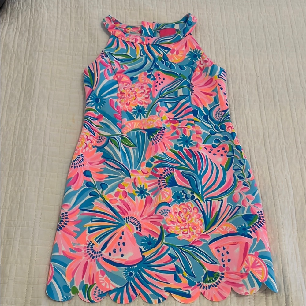 Lilly Pulitzer Pink Halter Sundress Resort Wear
